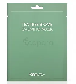 FARMSTAY TEA TREE BIOME CALMING MASK BOITE DE 10*25ML