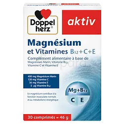 DOPPEL HERS AKTIV MAGNESIUM BOITE DE 30 COMPRIMES