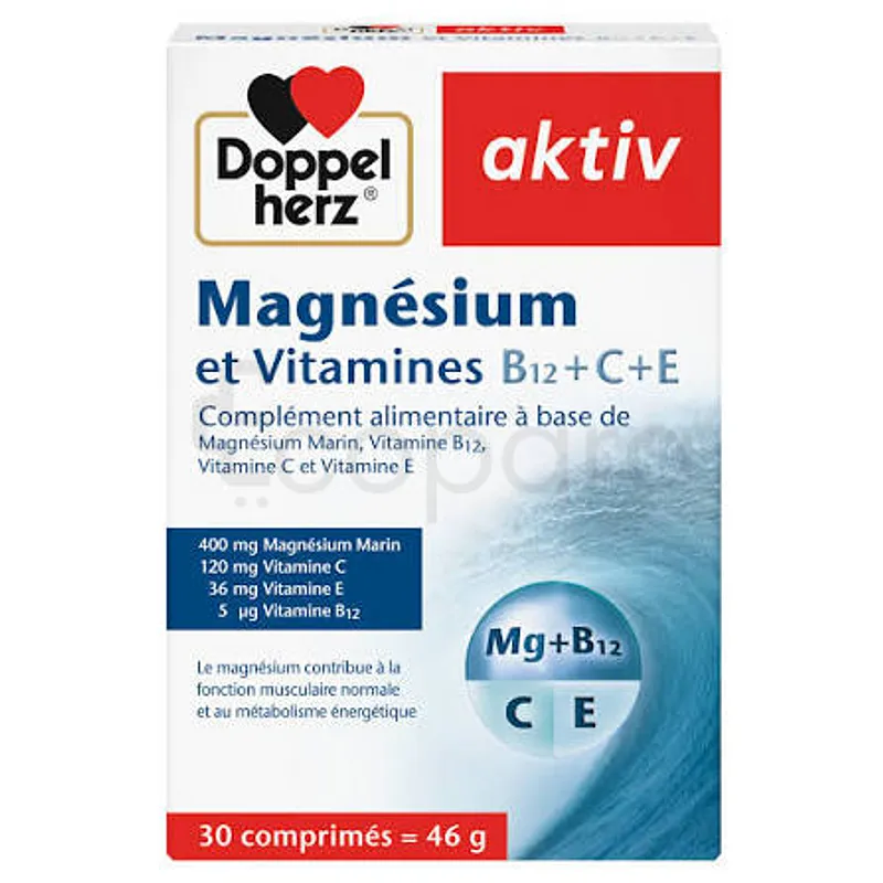 DOPPEL HERS AKTIV MAGNESIUM BOITE DE 30 COMPRIMES