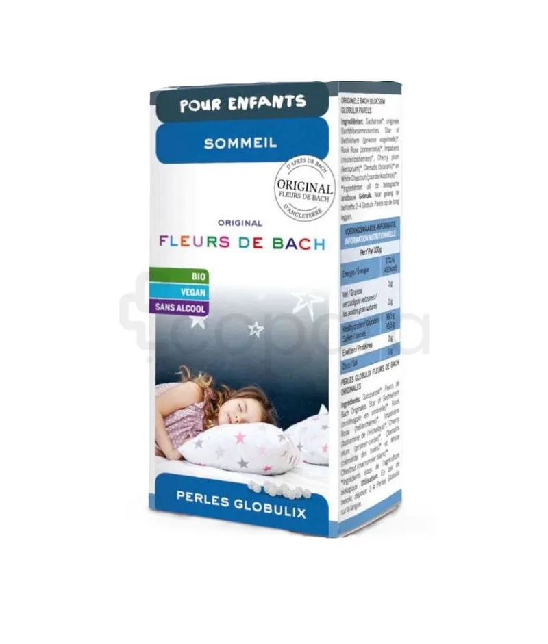 LEMON PHARMA FLEURS DE BACH PERLE POUR ENFANTS SOMMEIL 20G