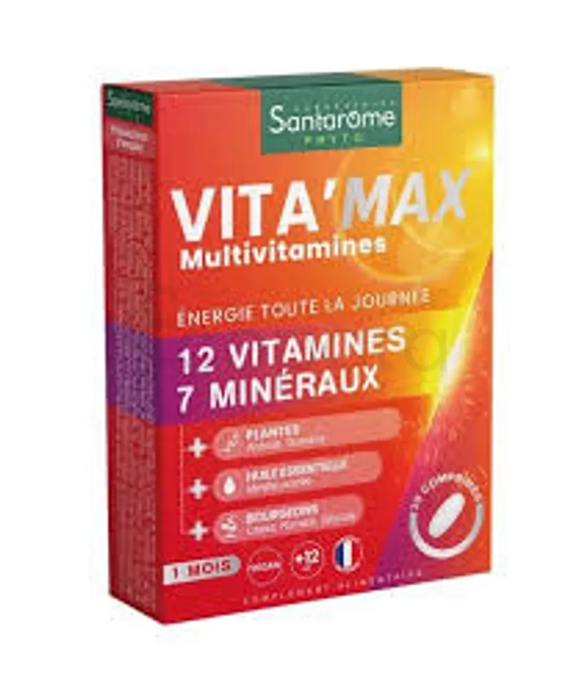 SANTAROME VITA MAX BOITE DE 30 COMPRIMES