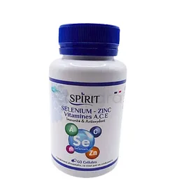 SPIRIT SELENIUM-ZINC VITAMINES A.C.E BOITE DE 60 GELULLES