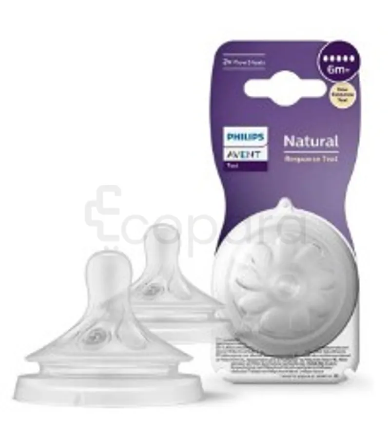 AVENT TETINE NATURAL RESPONSE 6MOIS+ BOITE DE 2 REFERENCE SCY965  