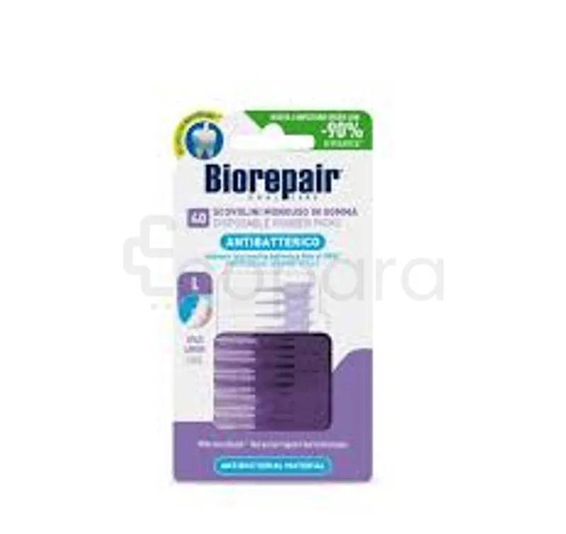 BIOREPAIR BROSSETTES INTERDENTAIRES JETABLES TAILLE L BOITE DE 40 REFERENCE 104451