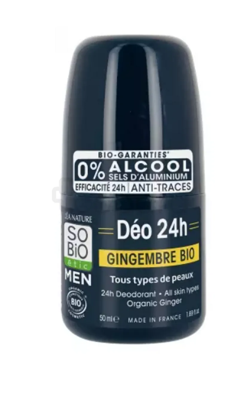SO'BIO ETIC MEN DEODORANT GINGEMBRE 50ML