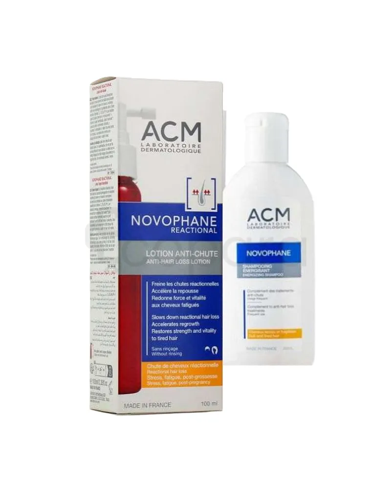 ACM NOVOPHANE PACK CHRONIC LOTION ANTI-CHUTE 100ML + NOVOPHANE SHAMPOOING ENERGISANT 200ML
