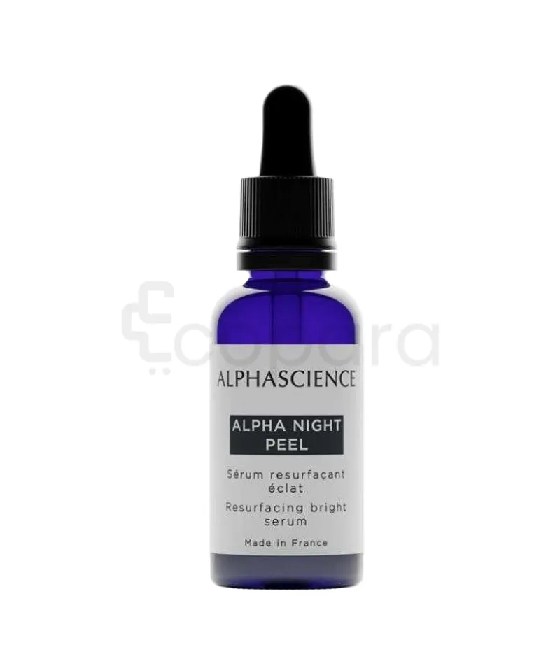 ALPHASCIENCE ALPHA NIGHT PEEL SERUM RESURFACANT ECLAT 30ML