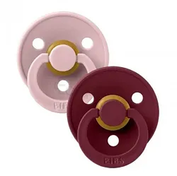 BIBS PACIFIER PINK PLUM ELDERBERRY SIZE 1