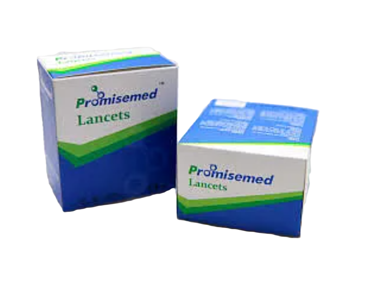 PROMISEMED LANCETTES BLEUES BOITE DE 100 REFERENCE BL-28