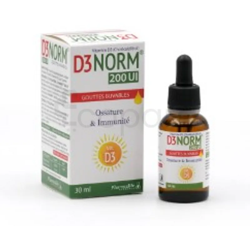 D3 NORM 200UI OSSATURE ET IMMUNITE GOUTTES BUVABLES 30ML