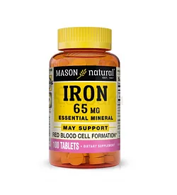 MASON NATURAL IRON 65MG BOITE DE 100 CAPSULES