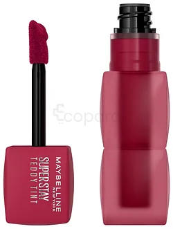 MAYBELLINE SUPERSTAY TEDDY TINT BLUSH A LEVRES LIQUIDE FINI MAT FONDU WILD AT HEART NUMERO 50