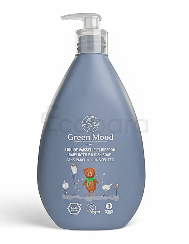 GREEN MOOD BEBE LIQUIDE VAISSELLE ET BIBERON 500ML