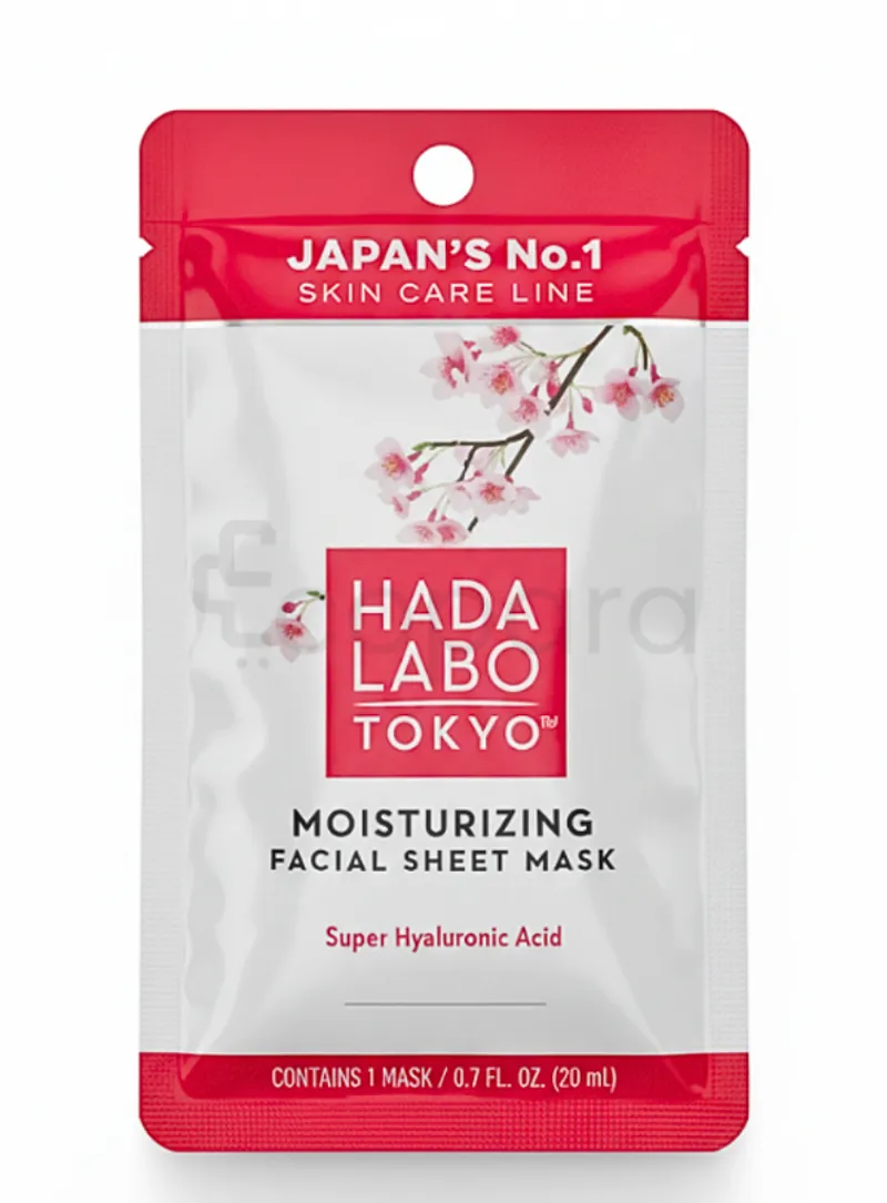 HADA LABO TOKYO JAPAN'S N°1 SKIN CARE LINE MASQUE TISSUS HYDRATANT INTENSIF SUPER HYALURONIC ACID 20ML