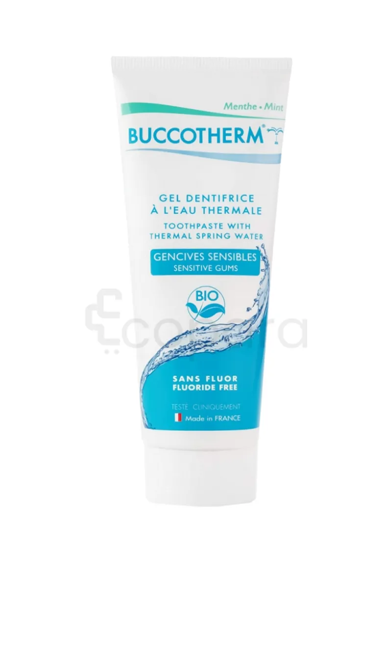 BUCCOTHERM GEL DENTIFRICE GENCIVES SENSIBLES SANS FLUOR BIO 75ML