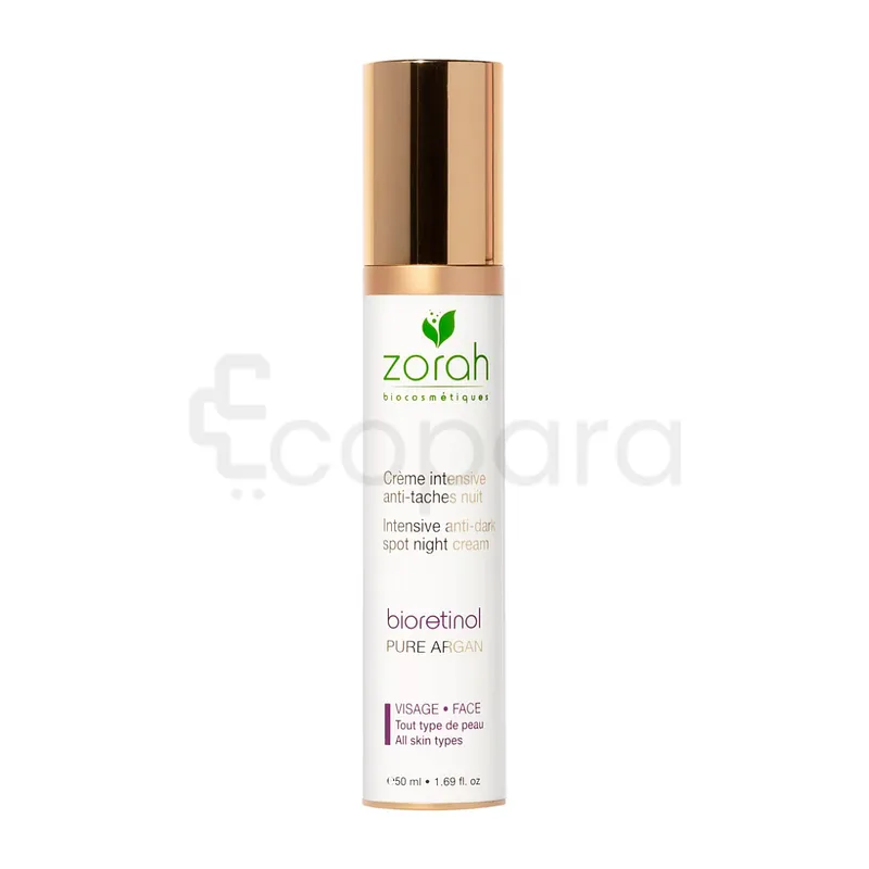 ZORAH BIOCOSMETIQUE BIORETINOL PUR ARGAN CREME NUIT ANTI-TACHES 50ML