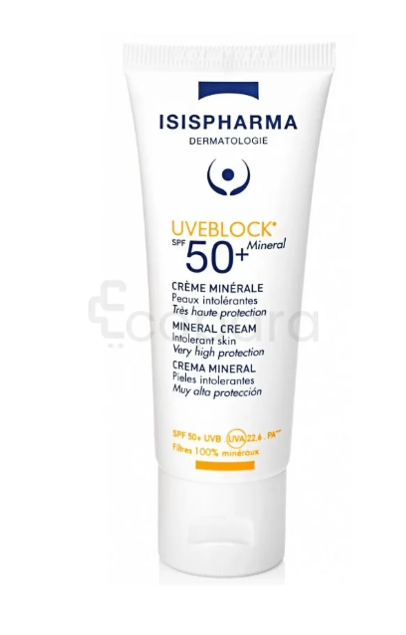 ISISPHARMA UVEBLOCK SPF50+ CREME MINERALE INVISIBLE 40ML REFERENCE COIVISI012