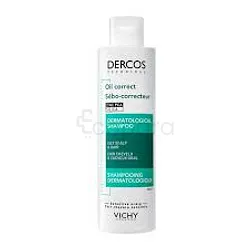 VICHY DERCOS SEBO-CORRECTEUR SHAMPOOING TRAITANT CHEVEUX GRAS 200ML