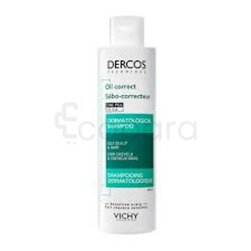 VICHY DERCOS SEBO-CORRECTEUR SHAMPOOING TRAITANT CHEVEUX GRAS 200ML