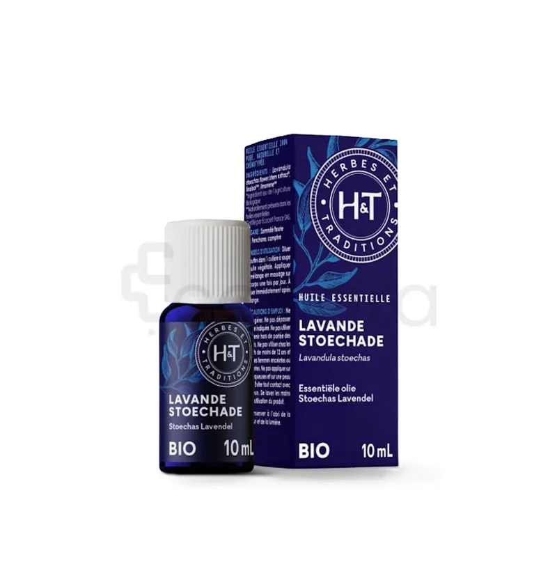 H&T HUILE ESSENTIELLE LAVANDE STOECHADE BIO 10ML