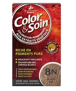 COLOR ET SOIN COLORATION PERMANENTE 8N BLOND BLE