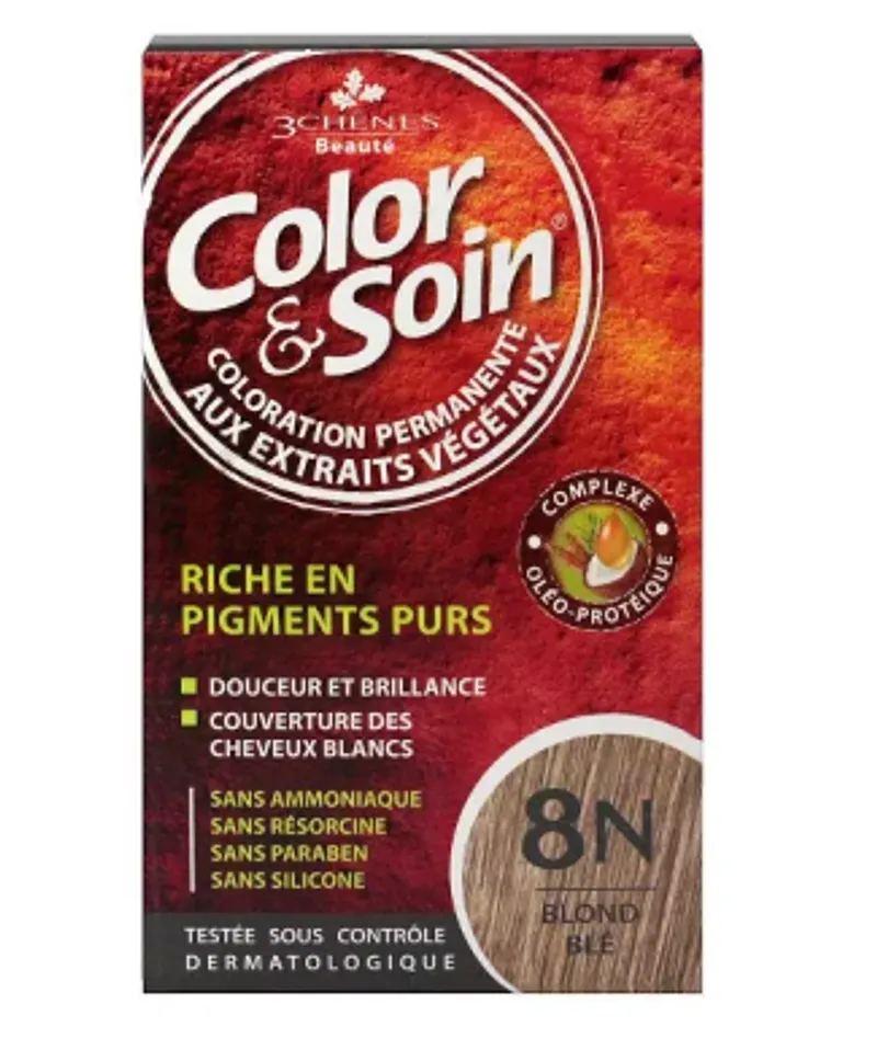 COLOR ET SOIN COLORATION PERMANENTE 8N BLOND BLE