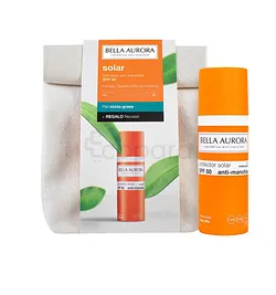 BELLA AURORA TROUSSE GEL-CREME ANTI-TACHE SPF50+ PEAU MIXTE A GRASSE 50ML