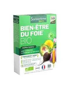 SANTAROME BIO BIEN-ETRE DU FOIE B20 AMPOULES DE 10ML