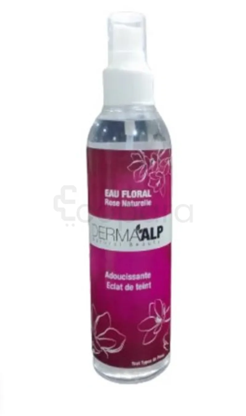 DERMAALP NATUREL BEAUTY EAU FLORALE ROSE NATURELLE ADOUCISSANTE ECLAT DE TEINT 200ML