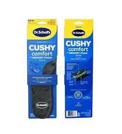 DR SCHOLL'S CUSHY COMFORT WITH MEMORY FOAM MEN AND WOMEN BOITE DE 1