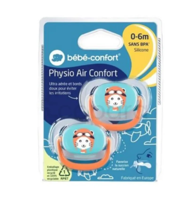 BEBE CONFORT SUCETTE PHYSIO AIR CONFORT 0-6MOIS REFERENCE 6730