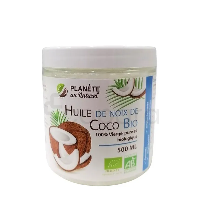 PLANETE AU NATUREL HUILE DE NOIX DE COCO BIO 500ML