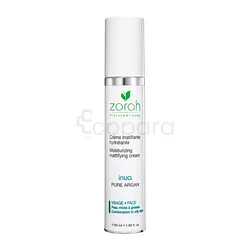 ZORAH BIOCOSMETIQUES CREME MATIFIANTE HYDRATANTE PURE ARGAN PEAU MIXTE A GRASSE 50ML
