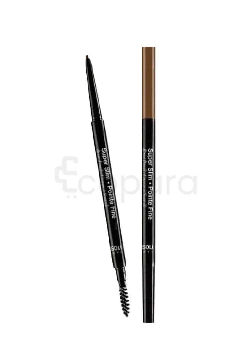 ABSOLUTE NEW YORK ABNY SUPER SLIM EYE BROW PENCIL PECAN REFERENCE SSEB03