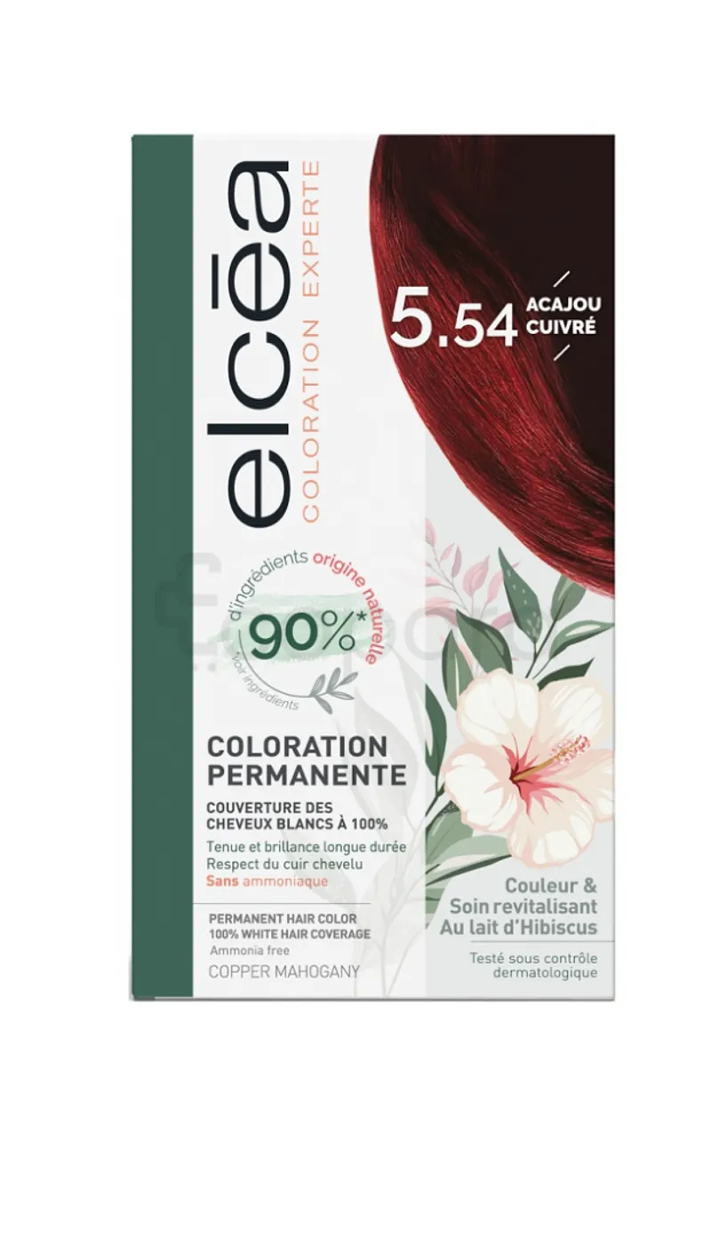 ELCEA COLORATION EXPERT NUMERO 5.54 ACAJOU CUIVRE