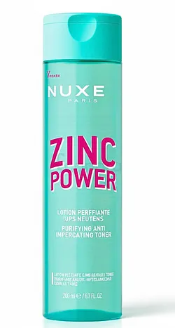 NUXE ZINC POWER LOTION PURIFIANTE ANTI-BOUTONS ZINC PCA + LYCHEE 200ML