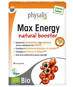 PHYSALIS MAX ENERGY NATURAL BOOSTER BOITE DE 30 COMPRIMES