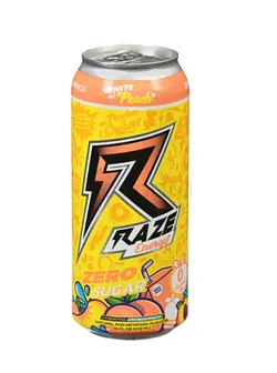 RAZE ENERGY WHITE PEACH 473ML