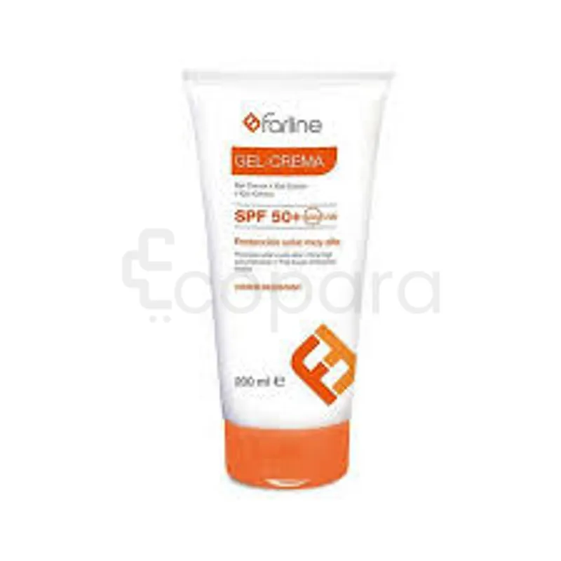 FARLINE GEL CREME SPF50+ TRES HAUTE PROTECTION SOLAIRE WATER RESISTANT 200ML