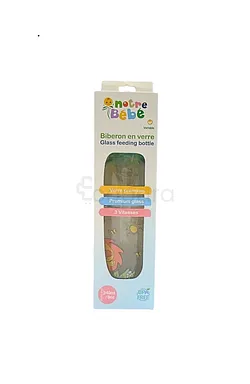 NOTRE BEBE BIBERON 240ML VERRE GRAND MODELE