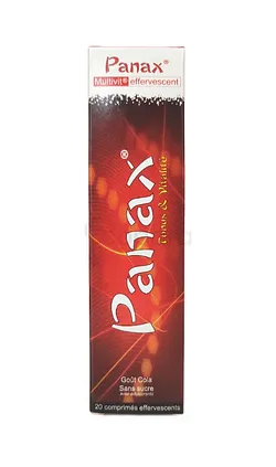 PANAX MULTIVITAMINES BOITE DE 20 COMPRIMES EFFERVESCENTS