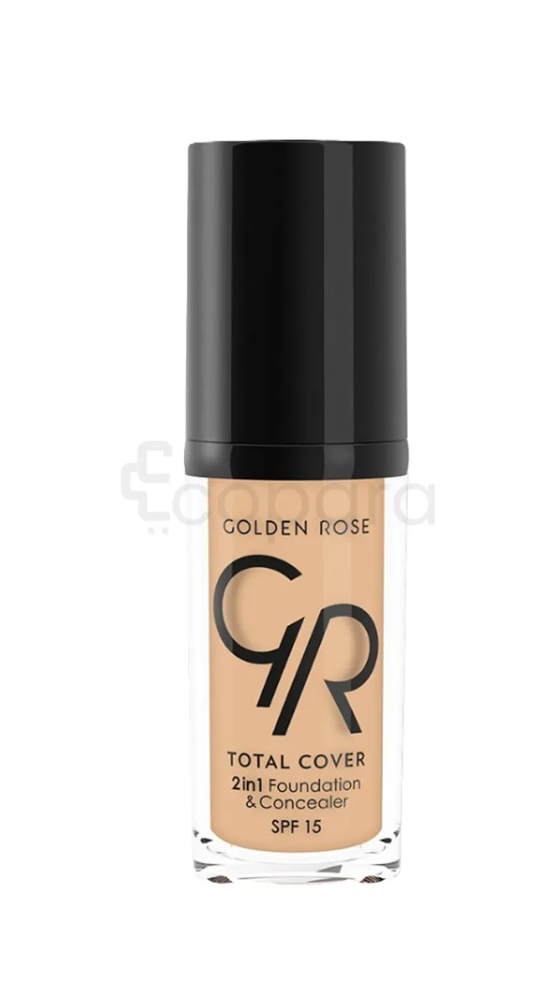 GOLDEN ROSE FOND DE TEINT ET CORRECTEUR TOTAL COVER 2 IN 1 GR N11 REFERENCE GRFC11