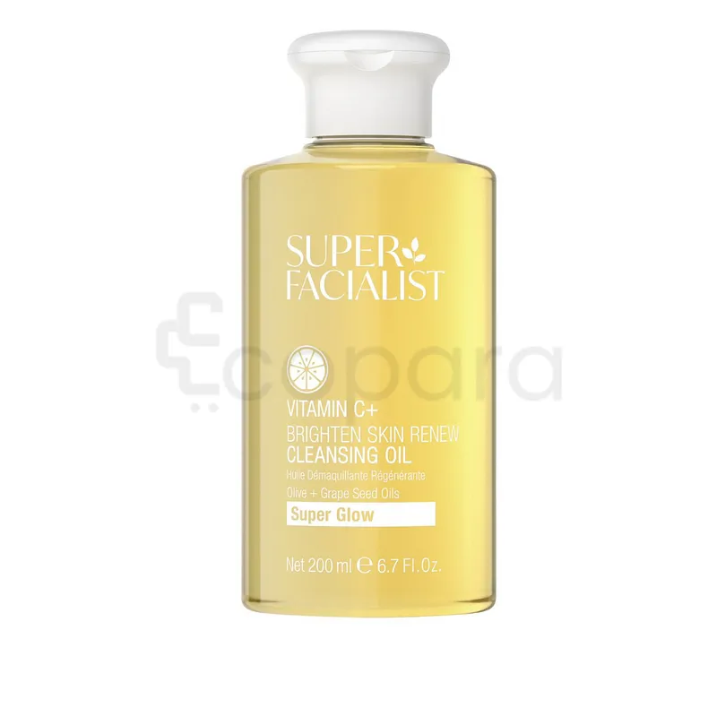 SUPER FACIALIST VITAMIN C+ BRIGHTEN SKIN RENEW HUILE DEMAQUILLANTE REGENERANTE SUPER GLOW 200ML