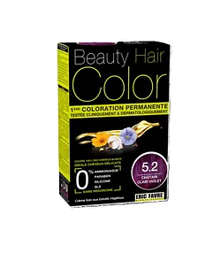 BEAUTY HAIR COLOR NUMERO 5.2 CHATAIN CLAIR VIOLET