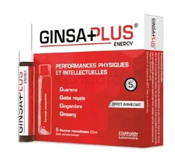 GINSA PLUS MONODOSE BOITE DE 5 AMPOULES BUVABLES