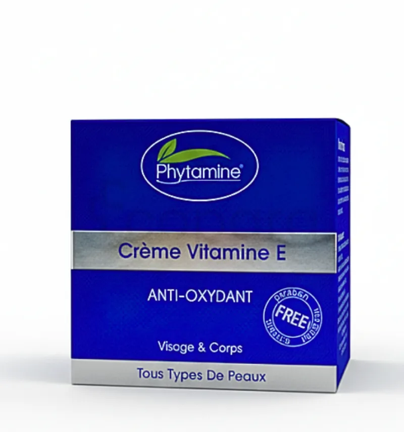 PHYTAMINE CREME VITAMINE E ANTI-OXYDANT TOUS TYPES DE PEAUX 50G