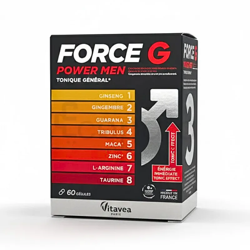 VITAVEA FORCE G POWER MEN BOITE DE 60 GELULES