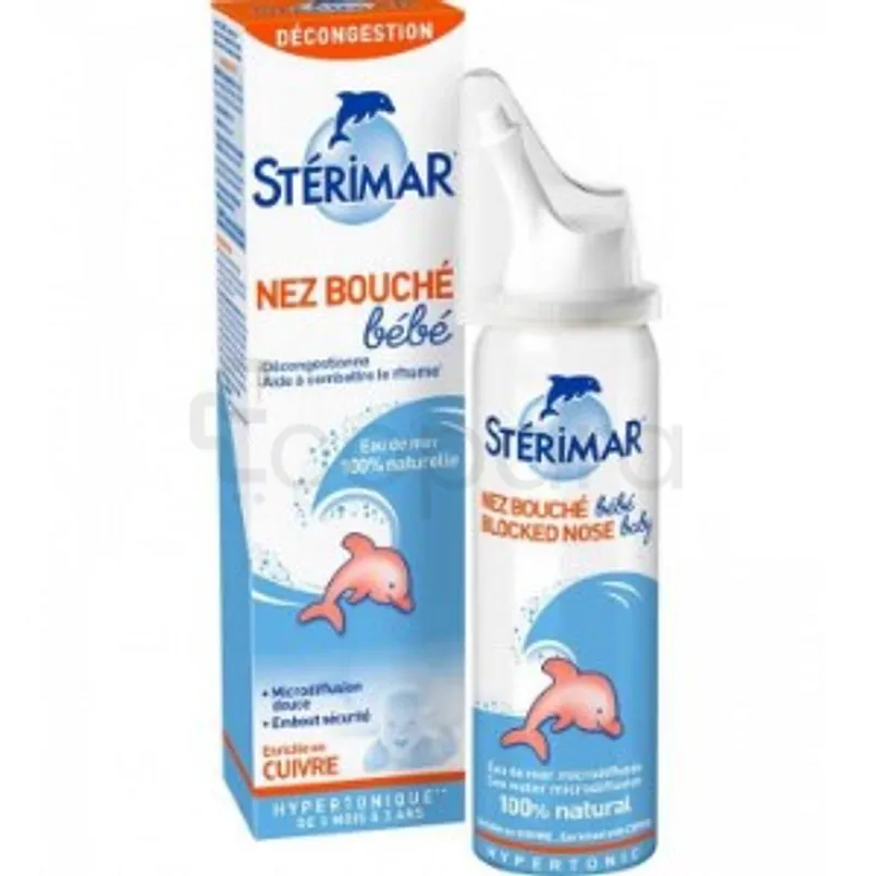 STERIMAR BEBE ENFANT HYPERTONIQUE NEZ BOUCHE DES 3 MOIS 50ML
