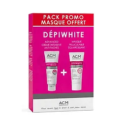 ACM PACK DEPIWHITE ADVANCED CREME INTENSIVE ANTI-TACHES 40ML + DEPIWHITE MASQUE PELLICULABLE 40ML 