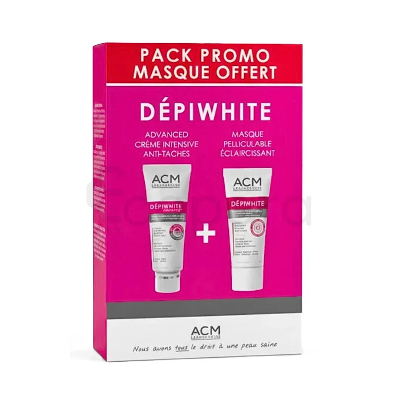 ACM PACK DEPIWHITE ADVANCED CREME INTENSIVE ANTI-TACHES 40ML + DEPIWHITE MASQUE PELLICULABLE 40ML